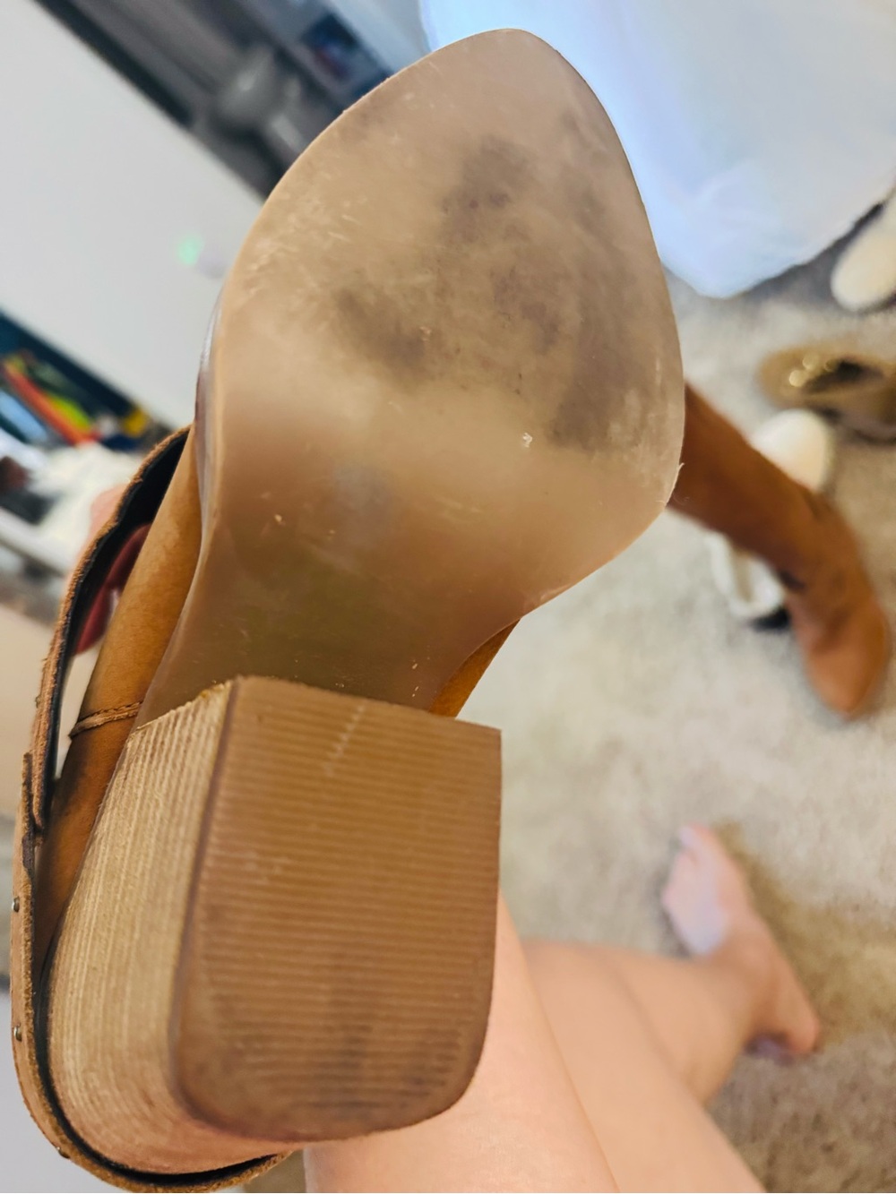 Dingo Whiskey Tan Western Booties - Women's 8.5 - Picture 5 of 7